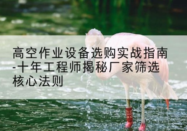 云冈剪叉式升降机厂家-高空作业设备选购实战指南-十年工程师揭秘厂家筛选核心法则